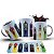 Caneca Xícara Personalizada Liga da Justiça Cerâmica 325ml - Imagem 16