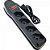 Filtro de Linha 4 Tomadas 1M Circuit Breaker Preto Megatron - Imagem 1