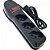 Filtro de Linha Com 3 Tomadas 1M Circuit Breaker Preto - Imagem 1