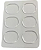 Gel Abafador Spanking p/ Pele Bateria (Cartela c/ 6) - Imagem 1
