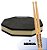 Pad de Estudo 7'' Stroke Pads S07 + 1 Par de Baquetas - Imagem 1