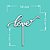Topo de Bolo Love Nº3 - Imagem 2