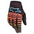 Luva Alpinestars Radar 22 Preto e Laranja - Imagem 1