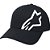 Boné Alpinestars Aba Curva Corp Snap 2 Snapback Preto e Branco - Imagem 1