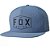 Boné Fox Aba Reta Crest Snapback Azul Claro - Imagem 1