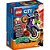 Lego City Motocicleta de Wheeling 60296 14pcs - Imagem 1