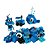 Lego Classic Peças Azuis Criativas 11006 - 52pcs - Imagem 2