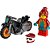 Lego City Motocicleta de Acrobacias dos Bombeiros 60311 11pcs - Imagem 4