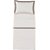 Jogo de Cama Karsten Duo 180 Fio 4 Pc Solteiro Branco Marrom - Imagem 2
