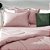 Jogo de Cama Karsten Royal 180 Fios 3 Peças Queen Rosa - Imagem 3