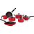 Jogo de Panela Brinox Ceramic Life Preserve 7 Peças Vermelho - Imagem 2