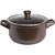 Caçarola de Ceramica Ceraflame Duo 24cm 4300ml Marrom - Imagem 1