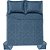 Jogo de Colcha Karsten Isac 160 Fios 3 Peças Queen Azul - Imagem 2