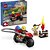 Lego City Motocicleta dos Bombeiros 60410 57pcs - Imagem 1