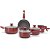 Jogo de Panela Brinox Ceramic Life Antares 5 Peças Vermelho - Imagem 1