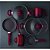 Jogo de Panela Brinox Ceramic Smart Plus 6 Peças Vermelho - Imagem 3
