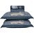 Jogo de Cama Karsten Mundi 200 Fios 4 Peças Casal Azul - Imagem 1