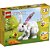 Lego Creator Coelho Branco 31133 258pcs - Imagem 1