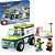 Lego City Ambulancia de Emergencia e Snowboarder 60403 79pcs - Imagem 1