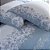 Jogo de Cama Buddemeyer Lazuli 180 Fios 4 Peças Queen Azul - Imagem 3