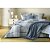 Jogo de Cama Karsten Julian 160 Fios 4 Peças Queen Azul - Imagem 4