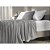 Manta Karsten Prades Fleece Casal Cinza - Imagem 2
