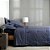 Jogo de Cama Buddemeyer Square 300 Fios 4 Peças King Azul - Imagem 6