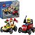 Lego City Pizza vs Caminhão dos Bombeiros 60458 com 70pcs - Imagem 1