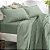 Jogo de Cama Altenburg Slim Organic TA 4 Peças Casal Verde - Imagem 2
