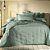 Jogo de Colcha Altenburg Catedral TA UW 3 Peças Queen Verde - Imagem 5