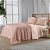 Jogo de Colcha Altenburg Madhya 200 Fios 3 Peças Queen Rosa - Imagem 3
