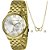Kit Relógio Lince Shine LRGH245L40 K0E8S2KX Dourado Feminino - Imagem 1
