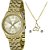Kit Relógio Lince Shine LRGJ136L KZ39C3KX Dourado Feminino - Imagem 1