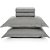 Jogo de Cama Karsten Tesso Confection 4 Peças Casal Cinza - Imagem 1