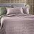Jogo de Colcha Altenburg Natural Malha 3 Peças Queen Rosa - Imagem 3