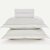 Jogo de Cama Karsten Deliz 200 Fios 4 Peças Casal Off White - Imagem 1
