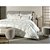 Jogo de Colcha Karsten Florata 200 Fios 3 Peças King Branco - Imagem 3
