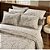 Jogo de Colcha Altenburg Neblina Malha 3 Peças Queen Bege - Imagem 2