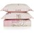 Jogo de Colcha Karsten Flory 200 Fios 3 Peças Casal Rosa - Imagem 1
