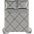 Jogo de Colcha Karsten Saulo 160 Fios 3 Peças Casal Cinza - Imagem 2