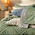 Jogo de Cama Karsten Tesso Confec 4 Peças Casal Verde - Imagem 4