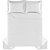 Jogo de Colcha Karsten Bossa 300 Fios 3 Peças King Branco - Imagem 2