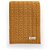 Manta Decorativa Karsten Diana Tricot Marrom - Imagem 1