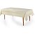 Toalha de Mesa Karsten Lesier Jacquard 180x270 Off White - Imagem 1