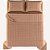 Jogo de Colcha Karsten Valena Plissado 3 Peças Casal Marrom - Imagem 2