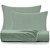 Jogo de Cama Altenburg Sereno Plush 3 Peças Queen Verde - Imagem 1
