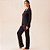 Pijama Longo Hope Flora Viscose In26 Preto Feminino - Imagem 3