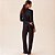 Pijama Longo Hope Flora Viscose In26 Preto Feminino - Imagem 2