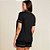 Short Doll Hope Flora Viscose In26 Preto Feminino - Imagem 2