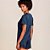 Short Doll Hope Happy Viscose e Renda In26 Azul Feminino - Imagem 4